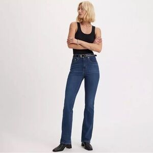 NWT Levi’s 725 High Rise Bootcut Jeans 10 Short W30 L30 Lapis Dark Horse